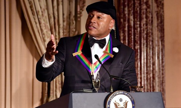 LL Cool J, 2017 Kennedy Center Honoree delivers remarks after receiving his Kennedy Center Honor medal at the Kennedy Center Honor Dinner at the U.S. Department of State in Washington, D.C. on December 2, 2017. [State Department Photo/ Public Domain]