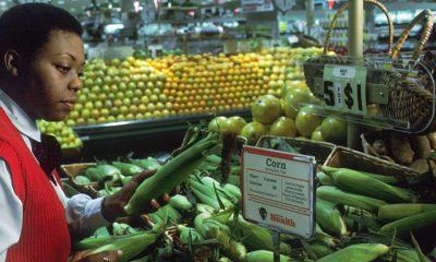 Woman Shopping at Grocery Store