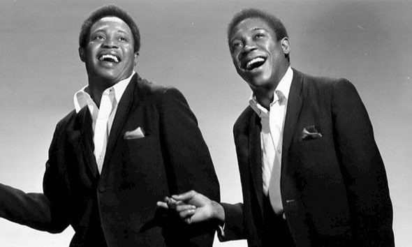 Photo of Sam & Dave, October 1968. Atlantic Records / Wikimedia Commons.
