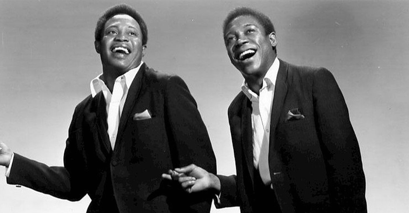 Photo of Sam & Dave, October 1968. Atlantic Records / Wikimedia Commons.