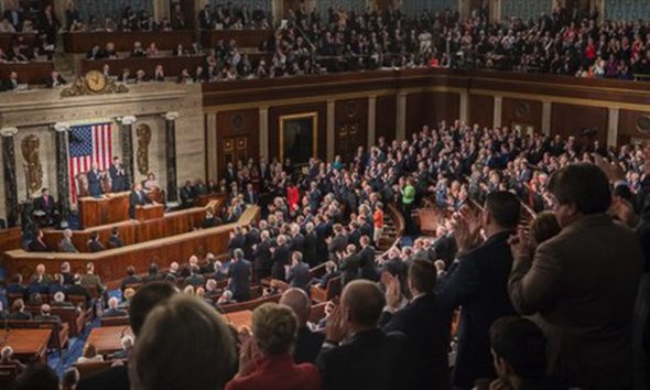 Donald Trump with Congress