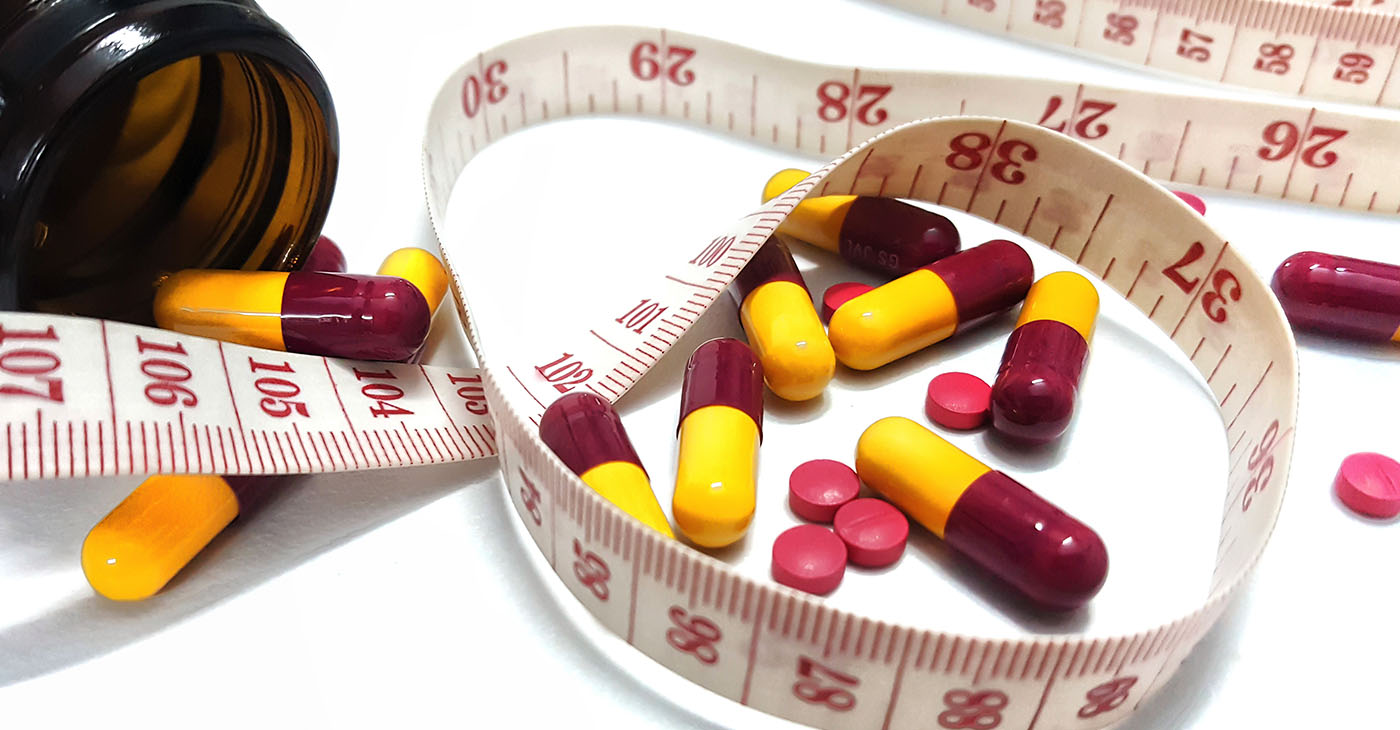 Weight loss pills are harmful to health.Diet pill and lose weight (Photo Credit By Nalin Prutimongkol)
