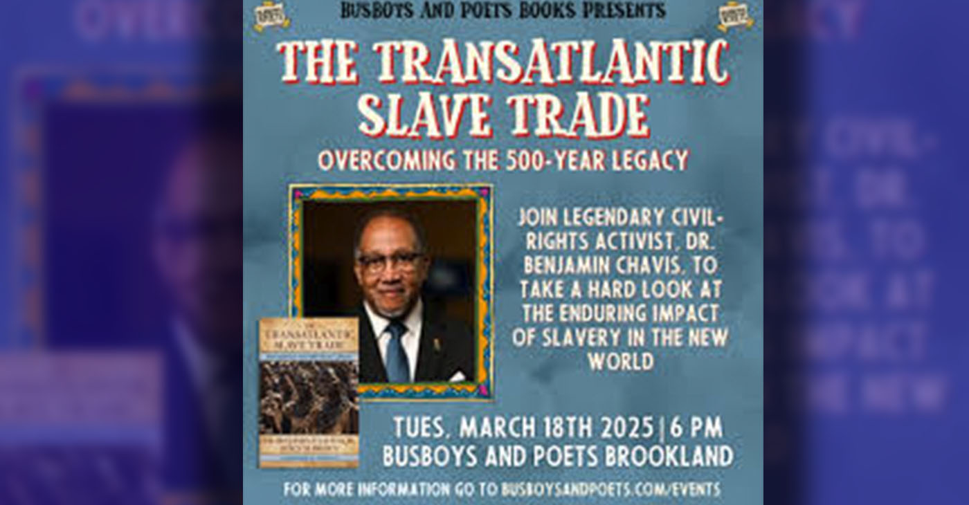 Bus Boys and Poets Presents Dr. Benjamin F. Chavis, Jr. on Tuesday March 18th