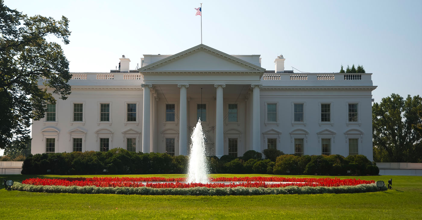 The White House in Washington D.C., the North Gate