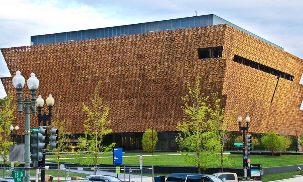 National Museum of African American History and Culture Building in Washington DC, USA. A popular visitors and tourists destination in the capital city.