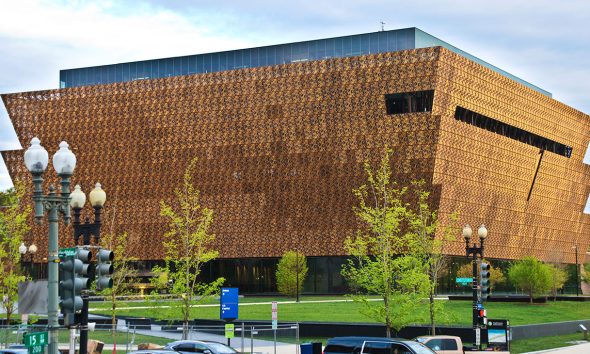 National Museum of African American History and Culture Building in Washington DC, USA. A popular visitors and tourists destination in the capital city.