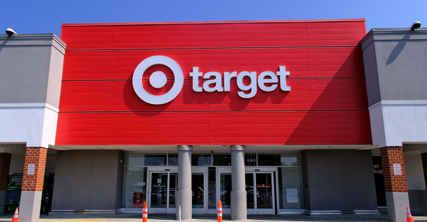 Oxon Hill, Maryland USA June 22, 2024: A Target shopping center storefront