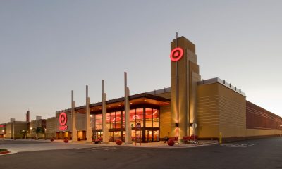 Gilroy, CA, USA - July, 16 2008: Target Store at dusk. Target, an American big box retailer, is the anchor tenant for this new shopping center.