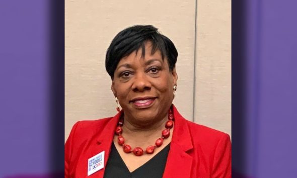 Becky Pringle at the Public Education Forum. (Wikimedia Commons / Photo by United States Senate and Congress, Office of Senator Michael Bennet)