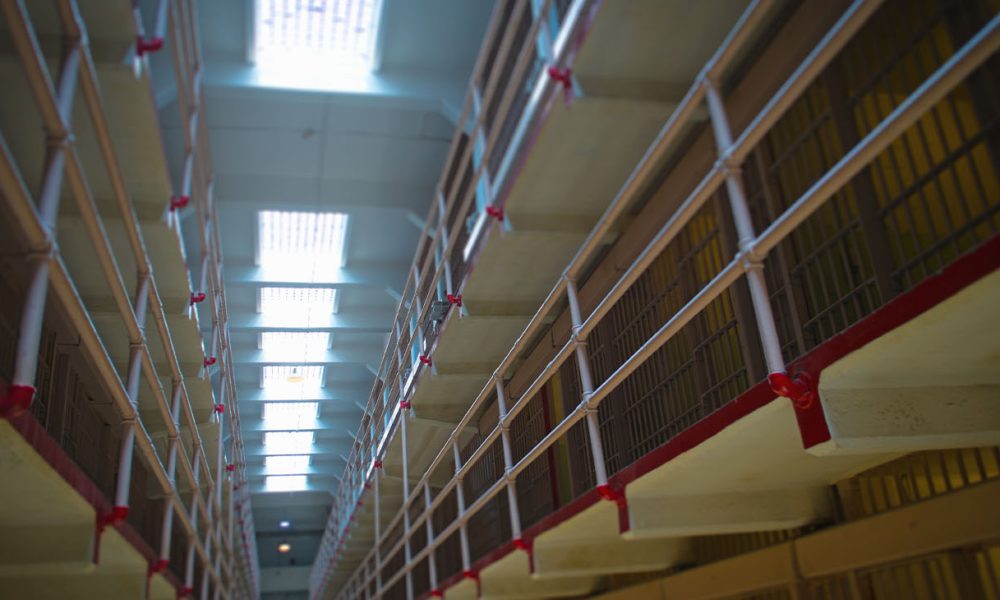 Corridor in Alcatraz Prison with cells of to the sides (Photo by Owen JC Smith)