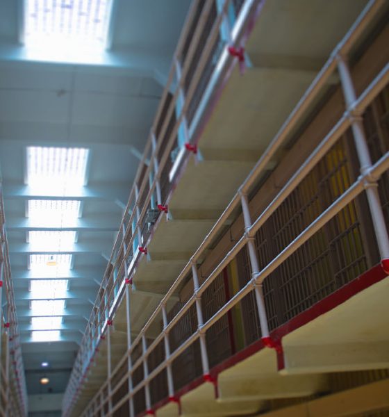 Corridor in Alcatraz Prison with cells of to the sides (Photo by Owen JC Smith)