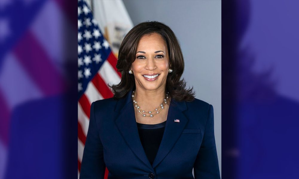 Official portrait of Vice President Kamala Harris. (Photo by Lawrence Jackson)
