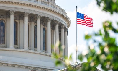 U.S. Capitol building in Washington D.C. on a Sunny, Partly Cloudy Summer Day in August (Photo by Jeremy Poland)