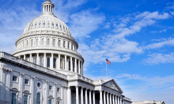 United States Capitol Building in Washington DC public building
