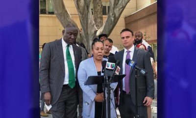 Attorney Ben Crump, Nicole Castro, and Attorney Adam Slater