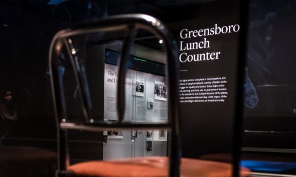 Greensboro lunch counter exhibit