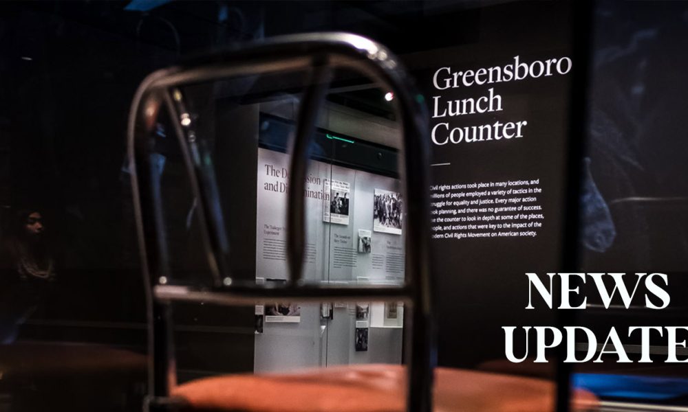 (NEWS UPDATE) 1960 Woolworth’s lunch counter sit-in display