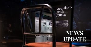 (NEWS UPDATE) 1960 Woolworth’s lunch counter sit-in display