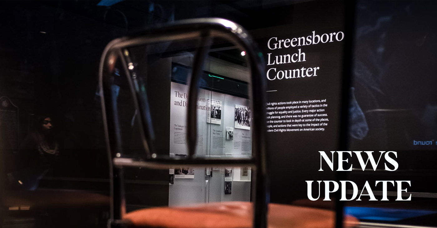 (NEWS UPDATE) 1960 Woolworth’s lunch counter sit-in display