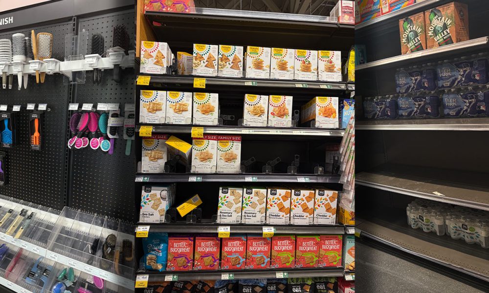 Essential shortages in stores