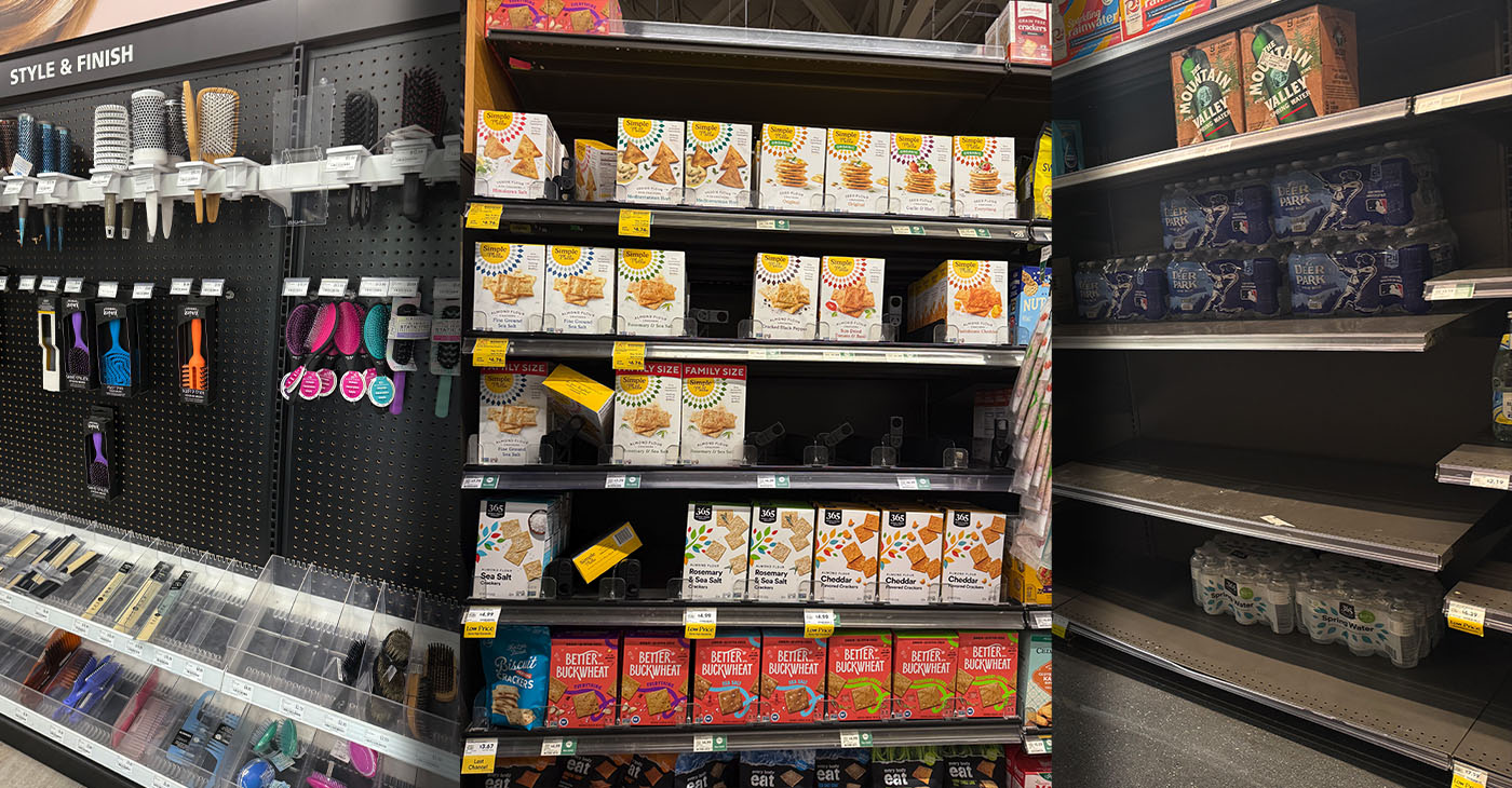 Essential shortages in stores