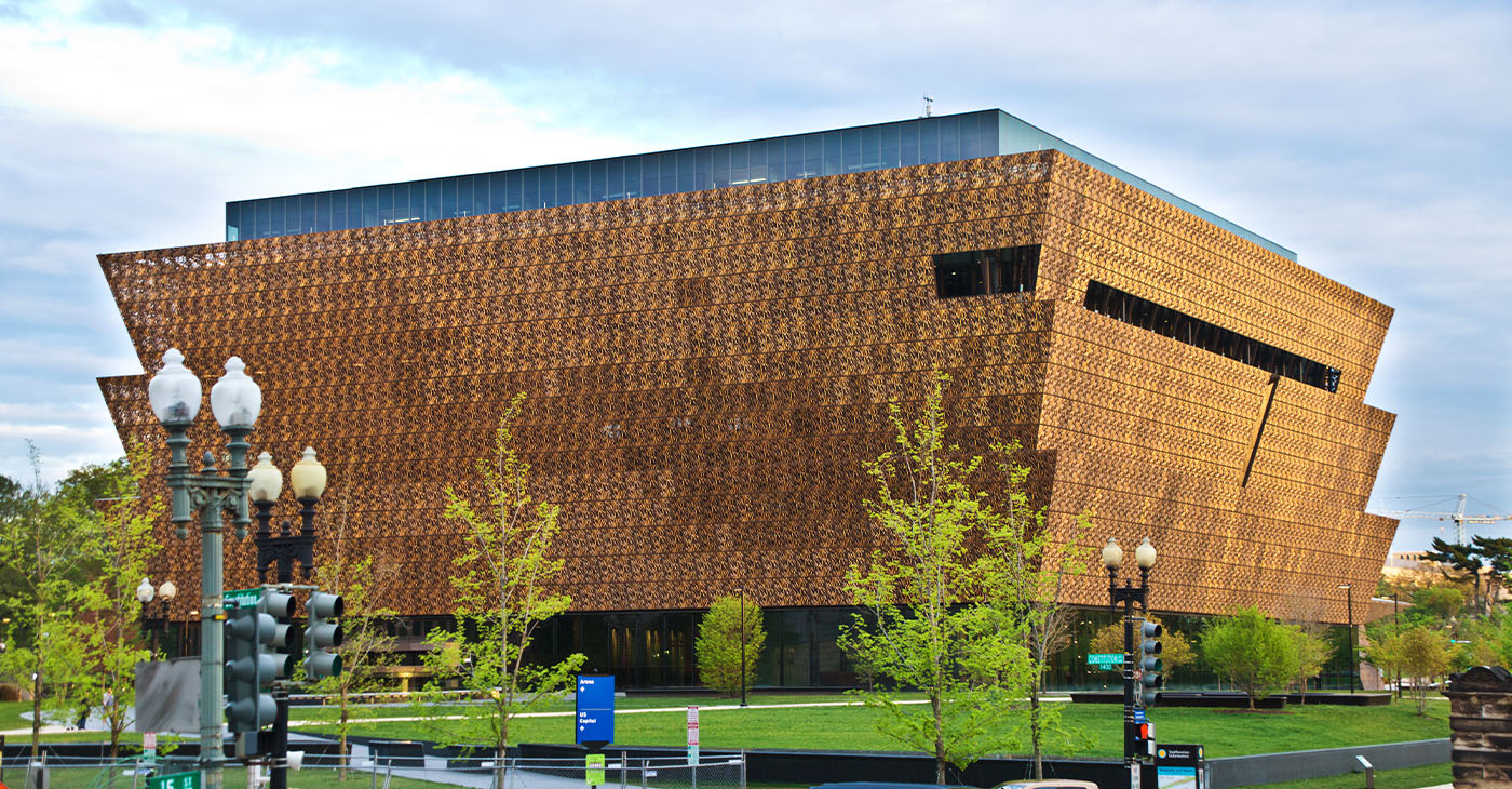 National Museum of African American History and Culture Building in Washington DC, USA. A popular visitors and tourists destination in the capital city