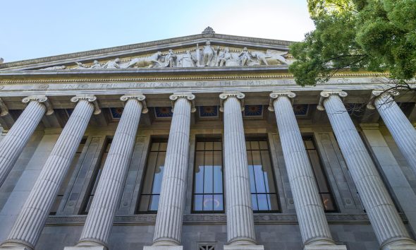 California State Courthouse Building in Sacramento, CA, USA