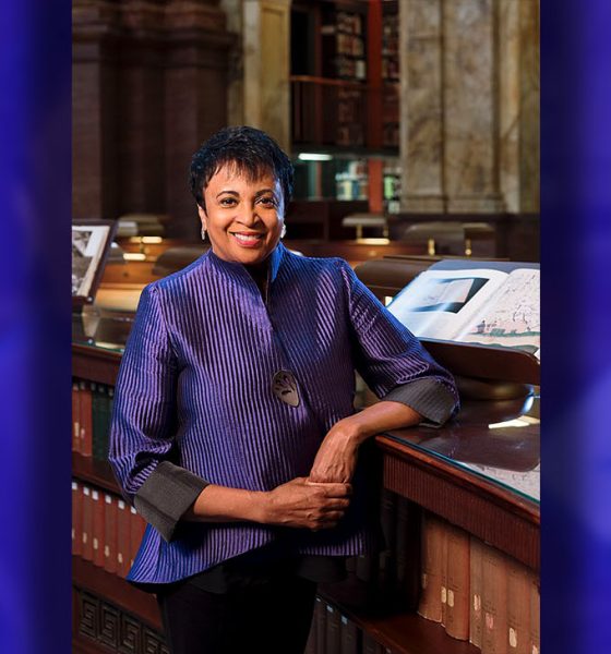 Librarian of Congress Carla Hayden in the Library's Main Reading Room, September 1, 2020. Photo by Shawn Miller/Library of Congress. (Wikimedia Commons/ Photo by Library of Congress Life)