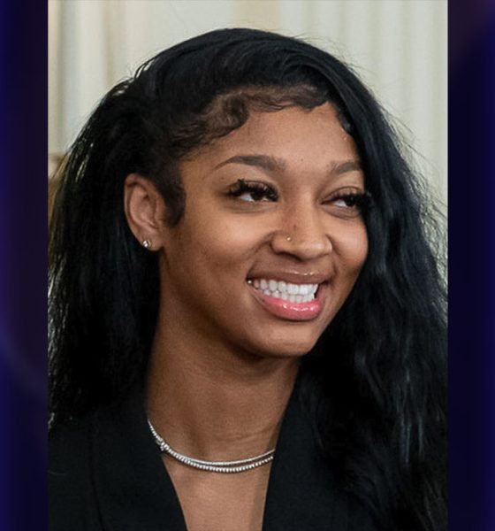 Cropped image of Angele Reese at an event celebrating the Louisiana State University Tigers women’s basketball team’s 2022-23 NCAA championship Friday, May 26, 2023, in the East Room of the White House. (Official White House Photo by Erin Scott)