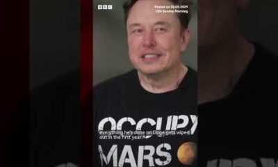 Elon Musk looks uncertain discussing a "big beautiful bill" in a video still.