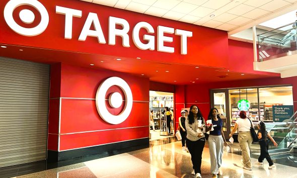 Despite a steady stream of customers at Target, 14th Street and Columbia Road NW, Washington, DC, many Black employees of the retail giant are reporting economic distress due to company layoffs and a reduction in employee work hours. (Photo/Dr. Patrise Holden)