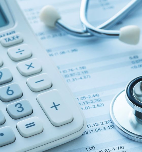 Hospital, Bank, Medical Building, Healthcare And Medicine, Calculator