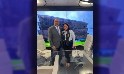 National Newspaper Publisher Association, President & CEO Dr. Benjamin F. Chavis Jr. and Cuba’s Deputy Director of U.S. Affairs Johana Tablada