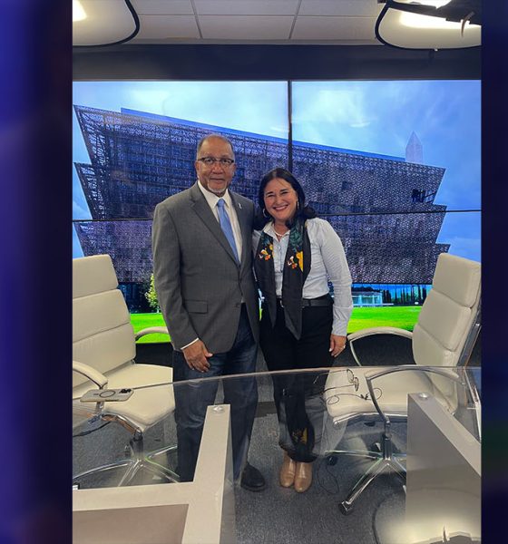 National Newspaper Publisher Association, President & CEO Dr. Benjamin F. Chavis Jr. and Cuba’s Deputy Director of U.S. Affairs Johana Tablada