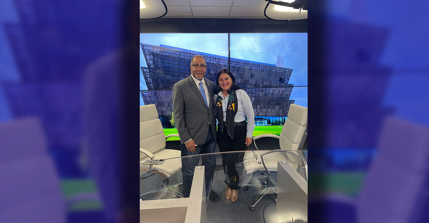 National Newspaper Publisher Association, President & CEO Dr. Benjamin F. Chavis Jr. and Cuba’s Deputy Director of U.S. Affairs Johana Tablada