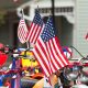 Moorestown's motorcycles and flags at the 4th of July Parade Children images (Photo by Jodi Jacobson)
