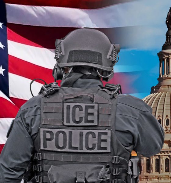 ICE Police Officer (Photo by Douglas Rissing)