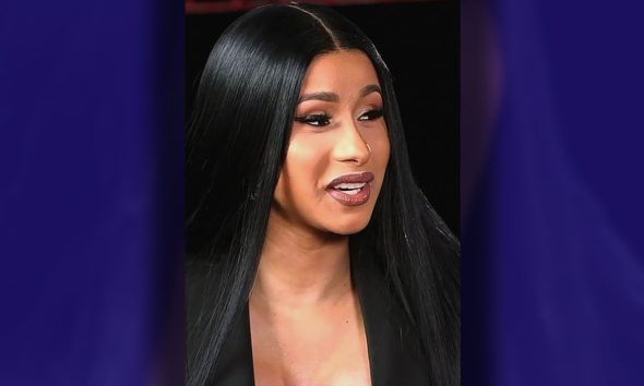 Cardi B in an interview with Katie Krause (Wikimedia Commons / Photo by Katie Krause)
