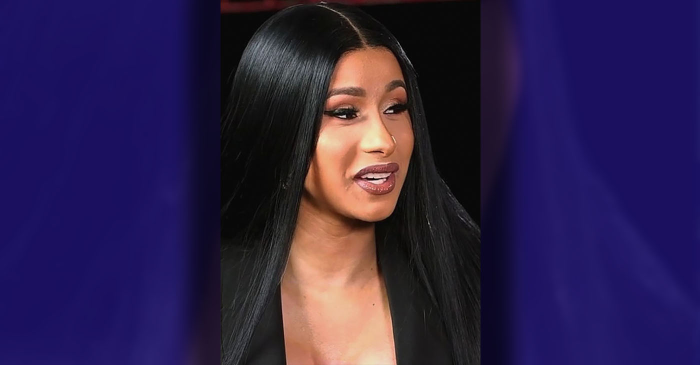 Cardi B in an interview with Katie Krause (Wikimedia Commons / Photo by Katie Krause)