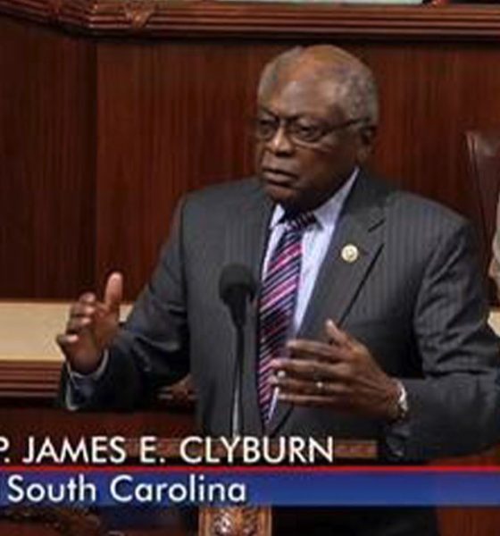 Congressman James E. Clyburn speaking at the Mother Emanuel AME Church in Charleston, South Carolina