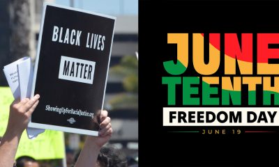 San Diego, CA, USA, May 27, 2016: Man holding Black Lives Matter sign as part of a protest outside a Donald Trump campaign rally in downtown San Diego. Photo: iStockphoto / NNPA.
