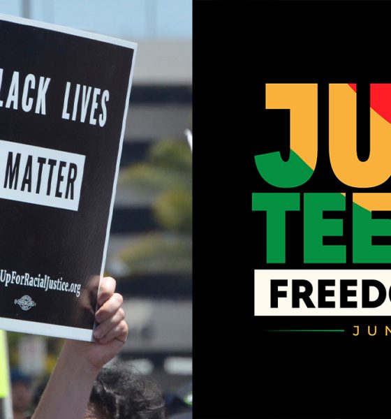 San Diego, CA, USA, May 27, 2016: Man holding Black Lives Matter sign as part of a protest outside a Donald Trump campaign rally in downtown San Diego. Photo: iStockphoto / NNPA.