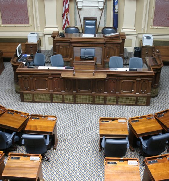 The State Capital of Virginia, the House of Delegates Chamber. This is where the 100 state delegates assemble for their annual legislative session in Richmond. Photo: iStockphoto / NNPA.