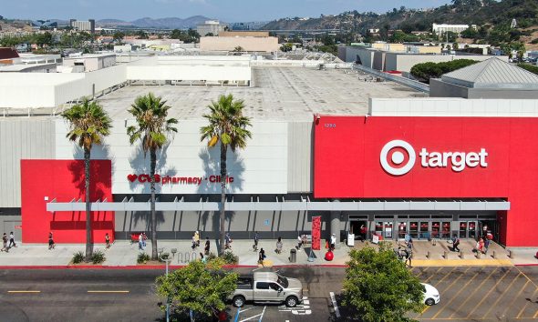 Target Retail Store. Target Sells Home Goods, Clothing and Electronics. San Diego, California, USA, August 16th, 2020 (Photo by Thomas De Wever)