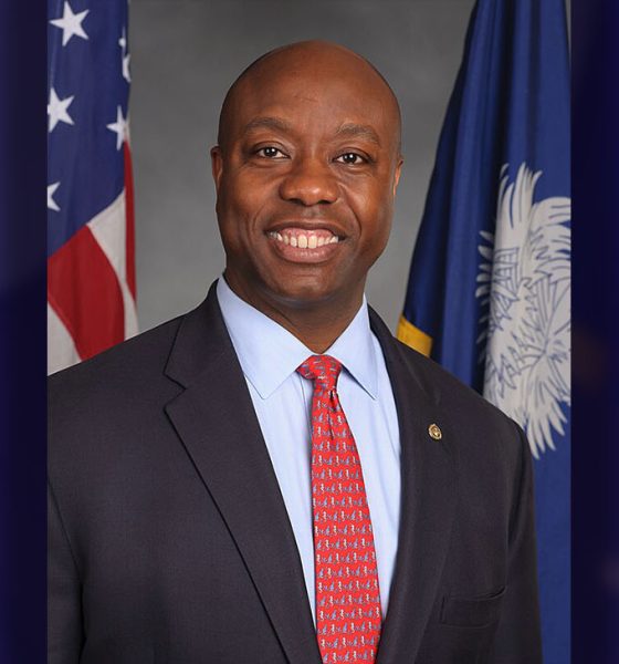 Official portrait of U.S. Senator Tim Scott (R-SC). (Wikimedia Commons/ Photo by U.S. Senate Photographic Studio-Renee Bouchard)