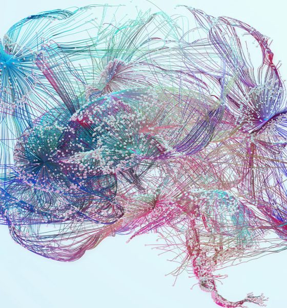 Brain activity, Human brain damage, Neural network, Artificial intelligence and idea concept
