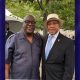 Rev. Dr. Boise Kimber, President of the National Baptist Convention USA Inc. and Rev. Dr. Benjamin F. Chavis Jr, President and CEO of the National Newspaper Publishers Association (NNPA) at the March on Wall Street, August 28, 20225, in new York City