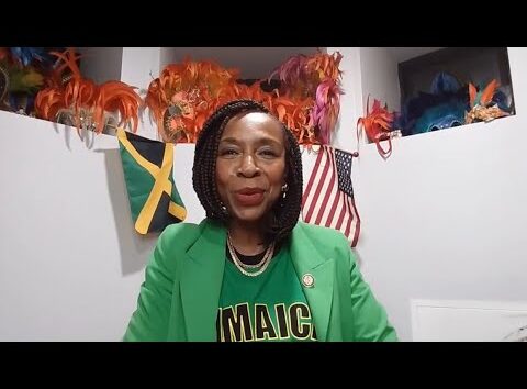 Yvette Clarke speaks at Jamaica 63rd Independence celebration in New York