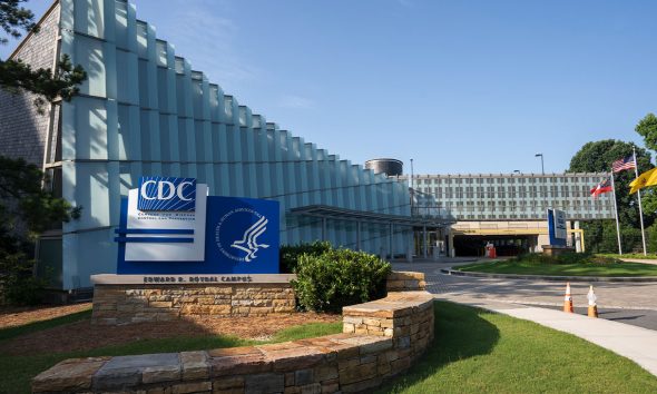 Atlanta, GA, USA - June 15, 2022: Exterior view of the David J. Sencer CDC Museum at the Edward R. Roybal campus, the headquarters of the Centers for Disease Control and Prevention (CDC) in Atlanta, Georgia. CDC is the national public health agency of the United States, under the Department of Health and Human Services (HHS).