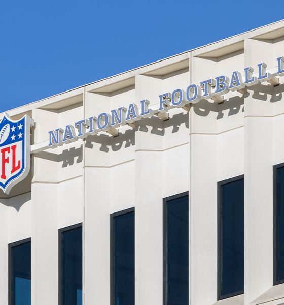 Inglewood, CA, USA - November 14, 2024: The National Football League West Coast Office is located outside of Sofi Stadium in Inglewood CA, in the Los Angeles suburbs. (Photo by Joe Hendrickson)